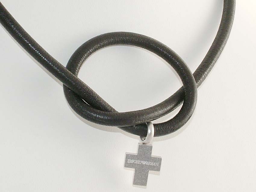 emporio armani cross necklace